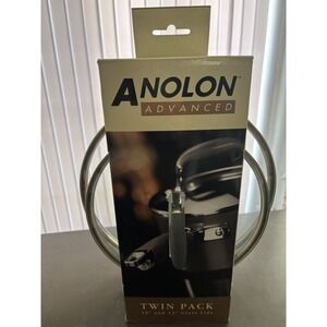 Anolon Advanced Tempered Glass Lids 10" 12" Brand New